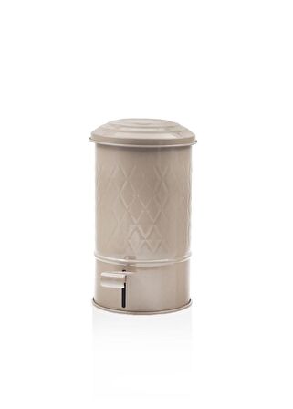 THE MİA Prizma Çöp Kovası Banyo Karamel 5 Lt