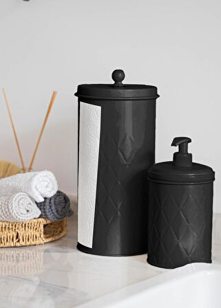 The Mia Prizma Sıvı Sabunluk Siyah 500 ml
