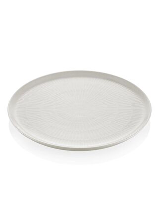 The Mia Noon Servis Tabağı Krem 30 Cm