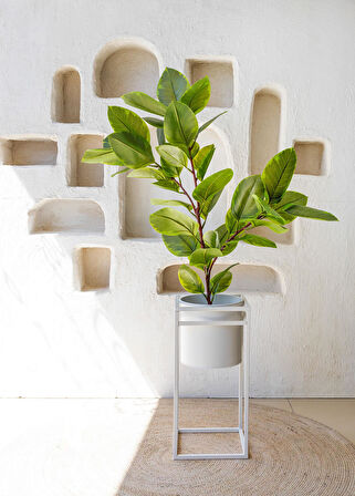 The Mia Yapay Ficus Altissima Ağacı Yeşil 120 cm