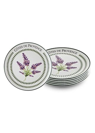 The Mia Provence Servis Tabağı 6lı Set 26 cm PRC0004