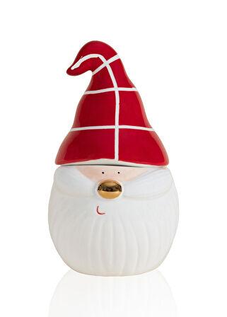 The Mia Yılbaşı Kurabiye Kavanozu Kase 12x12x20 cm