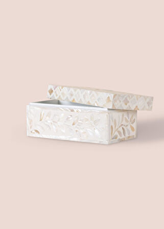 The Mia Sedef Dikdörtgen Kutu 21x12x10 cm TLC0072