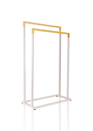 The Mia Metal Havlu Askılığı Gri GLV0764