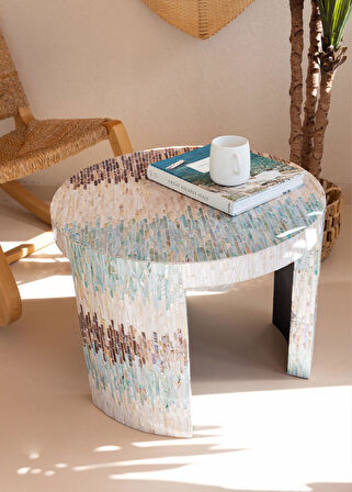 The Mia Sedef Tabure Yan Sehpa 50x40 cm TLC0120