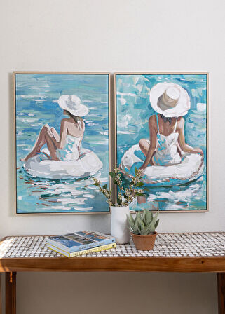 The Mia Summer Kanvas Tablo 60x90 cm TBL0070