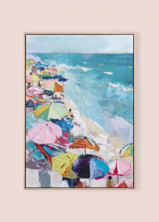 The Mia Beach Kanvas Tablo 70x100 cm TBL0075