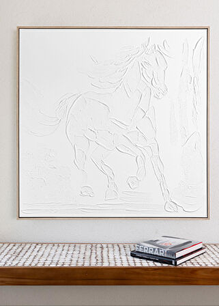 The Mia Kabartma Kanvas Tablo 100x100 cm TBL0078