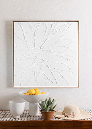 The Mia Kabartma Kanvas Tablo 80x80 cm TBL0079