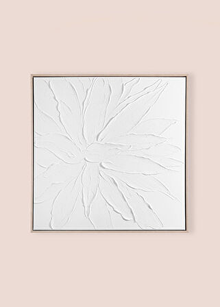 The Mia Kabartma Kanvas Tablo 80x80 cm TBL0079