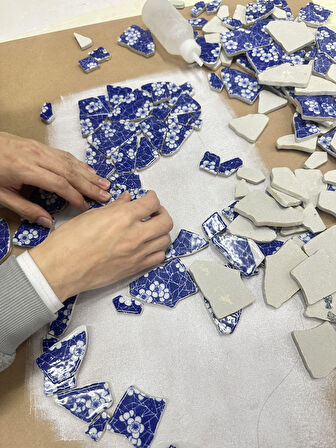 The Mia Leafy Tablo 70x91x3 cm TBL0090