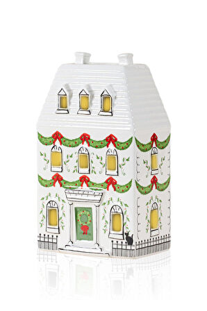 The Mia Dekoratif Led Işıklı Yılbaşı Evi 12x7x19 cm SUS0224