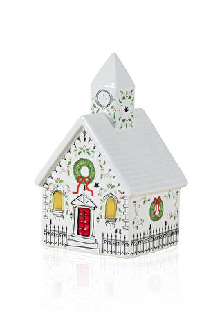 The Mia Dekoratif Led Işıklı Yılbaşı Evi 13x11x22 cm