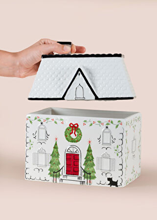 The Mia Yılbaşı Kurabiye Kavanozu 21x15x25 cm