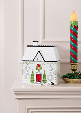 The Mia Yılbaşı Kurabiye Kavanozu 21x15x25 cm