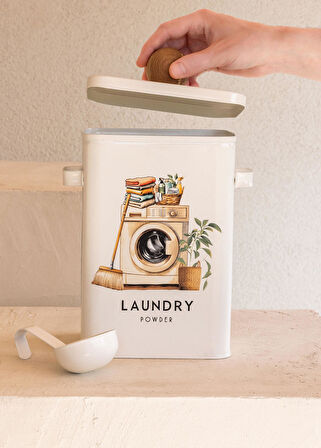 The Mia Storage Deterjan Saklama Kabı 13x20x28 cm