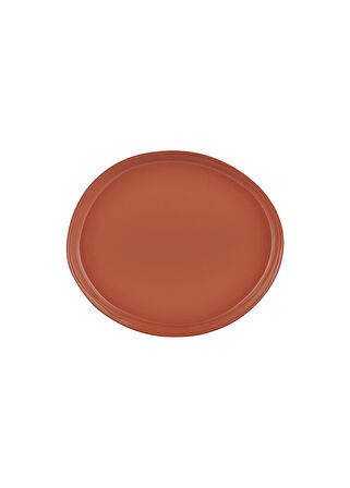 The Mia Limoges Ahşap Ayaklı Tabak Terracota 16x7 cm