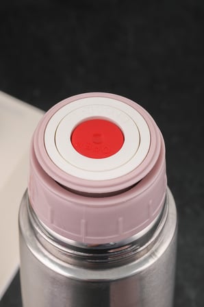 Cooker çelik matara termos  - çelik su çay termosu 300 ml. ckr2000 pudra