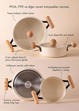 The Mia Cucina Di Mia Sığ Tencere 26 cm