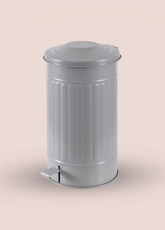 The Mia Çöp Kovası Mutfak 24 Lt Açık Gri KRN0034