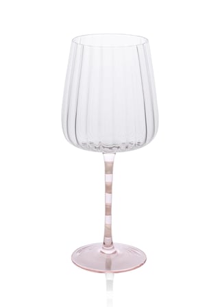 The Mia Şarap Kadehi Pembe Beyaz 600 ml