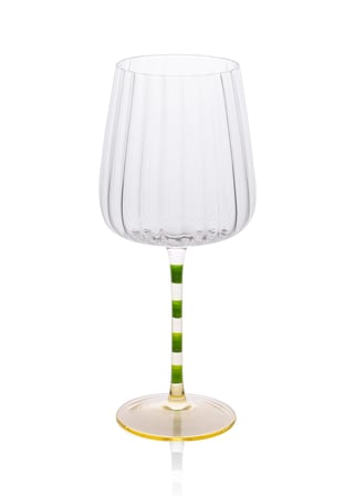 The Mia Şarap Kadehi Yeşil Sarı 500 ml