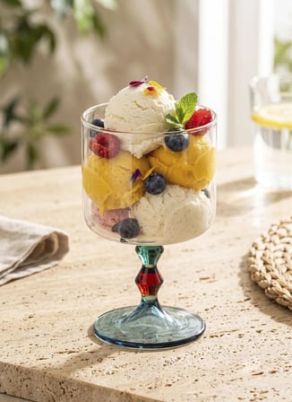 The Mia Bead Dondurmalık Tatlı Amber 300ml Çok Renkli Kase