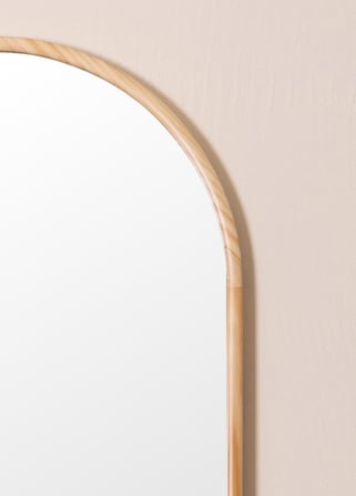 The Mia Nord Ahşap Duvar Aynası 50x160 cm