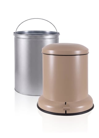 The Mia Metal Pedallı Çöp Kovası Mocha 20 Lt