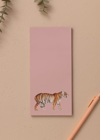 The Mia Art Line Mini Notluk Tiger 10 X 21 Cm 40 Yaprak