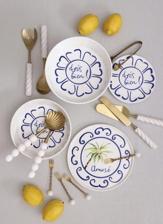 The Mia Palma Sosluk Çerezlik 6lı Set 10 cm Çok Renkli Kase