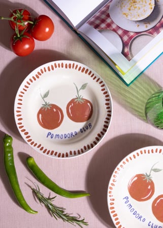 The Mia Dolce Vita Yemek Tabağı 2li Set 22 cm