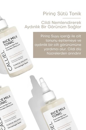 Aydınlatıcı Leke Karşıtı Cilt Tonu Eşitleyici ve Parlatıcı Rice Tonik 200 Ml