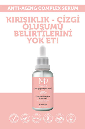 Yaşlanma Karşıtı -Aloe Vera/Collagen/Hyaluronic Acid/Niacinamide-Nemlendirici Complex Serum