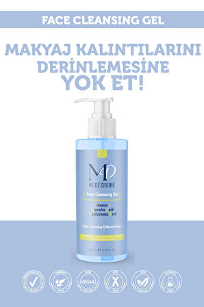 DEEP CLEANSİNG & MOİSTURİZİNG- Face Cleansing Gel- Tüm Ciltler İçin Yüz Temizleme Jeli 200 ML