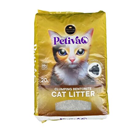 Petiva Aktif Karbon Kedi Kumu 20 L