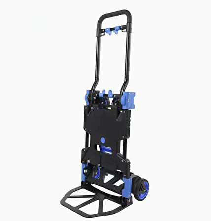Ayarlanabilir Katlanabilir Yük Koli Taşıma Arabası Dört Tekerlekli 150 Kg