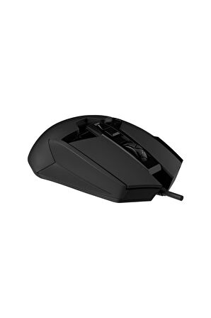 Pusat Reflex Force 18000 DPI Oled Ekranlı Yüksek Performanslı RGB Oyuncu Mouse-Siyah