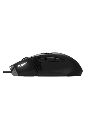 Pusat Reflex Force 18000 DPI Oled Ekranlı Yüksek Performanslı RGB Oyuncu Mouse-Siyah