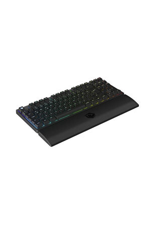 Pusat Rapid Pro TKL Monster Tactile Red Switch 80M Tıklama Kablolu Mekanik RGB Oyuncu Klavyesi-Siyah