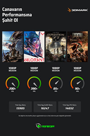 Tulpar T6 V3.7.1 Intel Core i9 13900HX 16GB RAM 1TB SSD 12GB RTX 5070 Ti Windows 11 Home 16" QHD+ 180 Hz