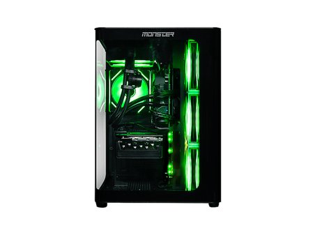 MONSTER Tulpar TD3 V1.9.8.4 Intel i7 14700F 32 GB 1TB RX9070 XT Windows 11 Masaüstü Oyun Bilgisayarı Siyah