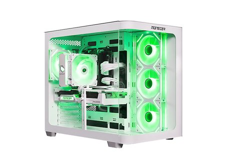 MONSTER Tulpar TD3 V1.9.6.3 Intel i5 14400F 16 GB 1TB RX9060 XT Windows 11 Masaüstü Oyun Bilgisayarı Beyaz