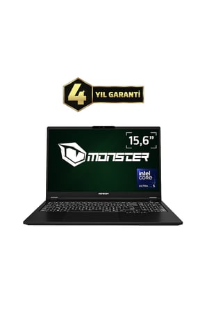 Monster Huma H5 V5.1 Core Ultra 7 125H 16 GB RAM 500 GB SSD Intel Arc Graphics FreeDOS 15,6 FHD Taşınabilir Bilgisayar
