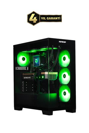Monster Tulpar TD3 V3.4.5 Intel Core i9-14900K Z790 Anakart 32 GB RAM 1 TB SSD RTX 5080 FreeDOS Masaüstü Oyun Bilgisayarı - Siyah