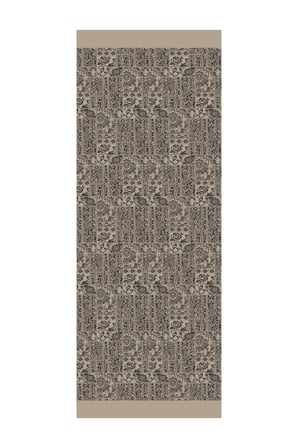 Henna Desen Çift Taraflı Şal
