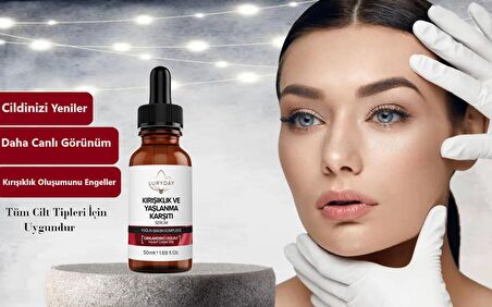 Kırışıklık Ve Yaşlanma  Karşıtı Serum 50 Ml