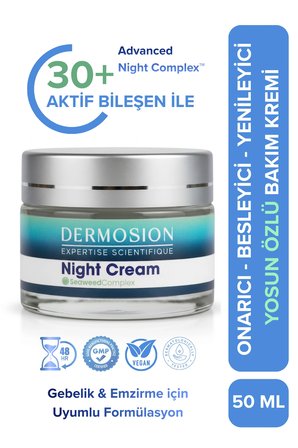Yosun Ginseng Özlü Peptit Gece Bakım Kremi - Derinlemesine Nemlendirme Ve Onarıcı Bakım 50ml