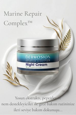 Yosun Ginseng Özlü Peptit Gece Bakım Kremi - Derinlemesine Nemlendirme Ve Onarıcı Bakım 50ml