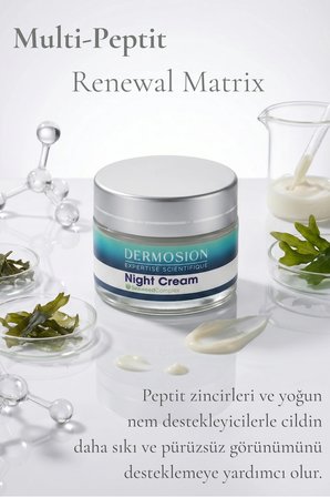 Yosun Ginseng Özlü Peptit Gece Bakım Kremi - Derinlemesine Nemlendirme Ve Onarıcı Bakım 50ml